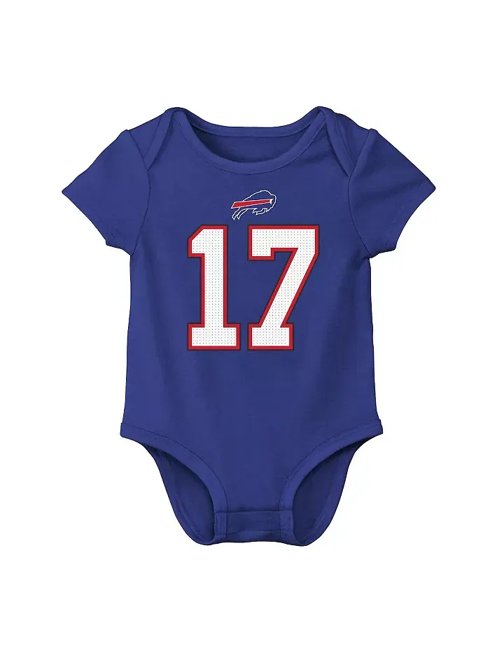 Боди для мальчиков и девочек с именем и номером игрока Josh Royal Buffalo Bills Nike — изображение 2 из 3