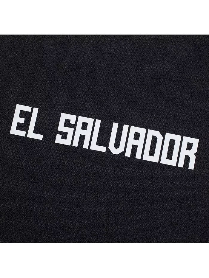 Мужская черная толстовка с молнией и регланными рукавами El Salvador National Team Presentation — изображение 4 из 4