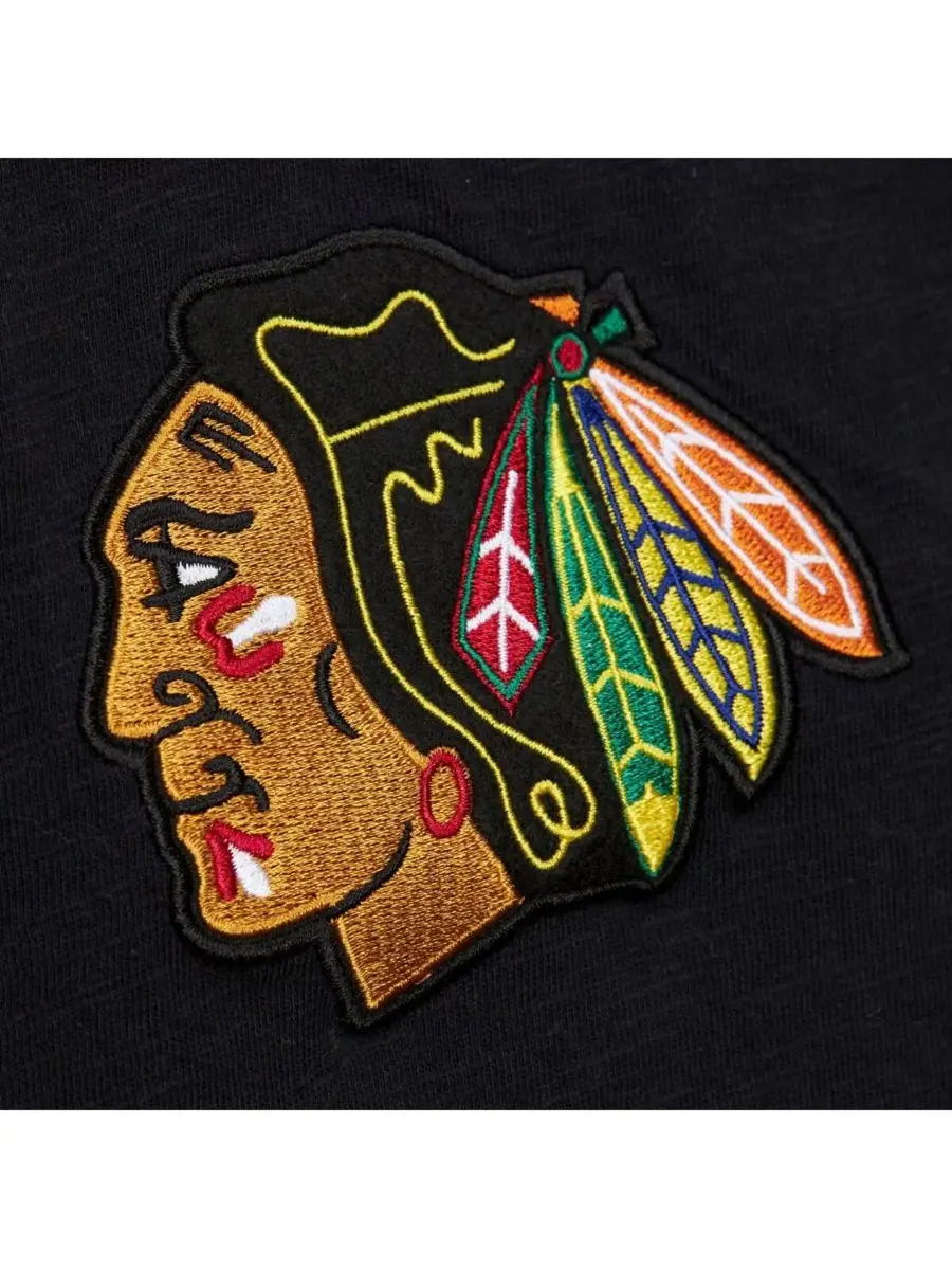 Mitchell & Ness Мужская футболка с длинным рукавом Mitchell Ness Chicago Blackhawks Legendary Slub — изображение 2 из 5