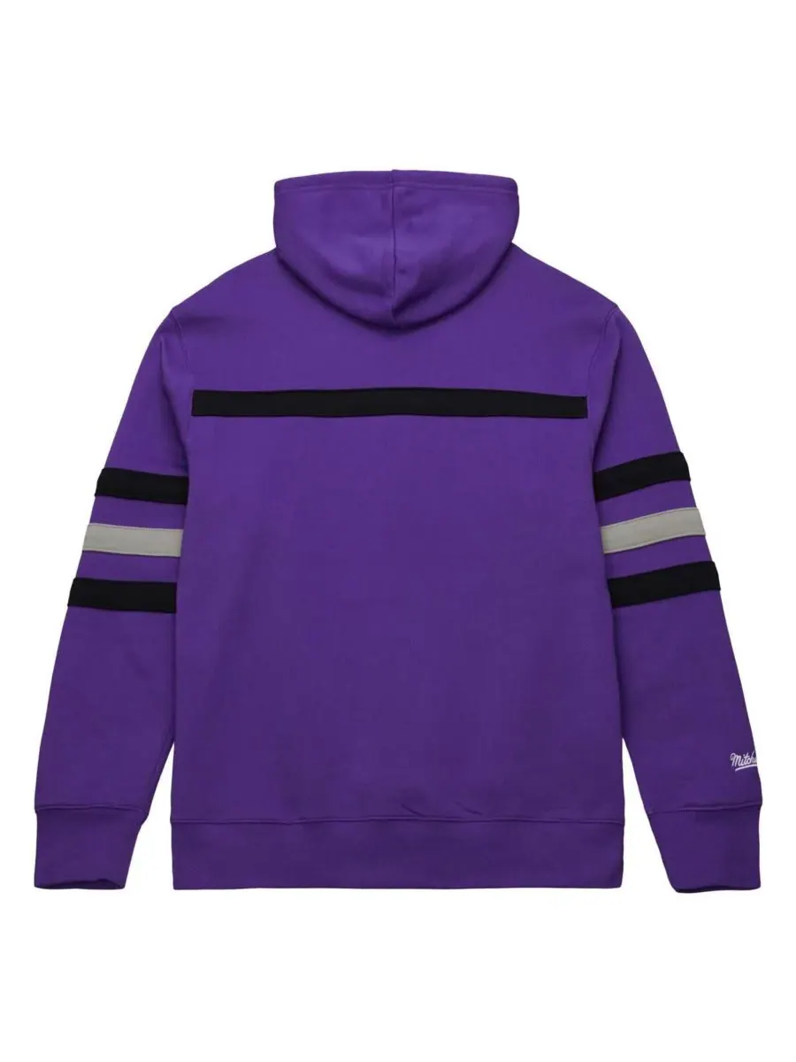 Mitchell & Ness Мужская фиолетовая толстовка с капюшоном Sacramento Kings Hardwood Classics Nights — изображение 2 из 5