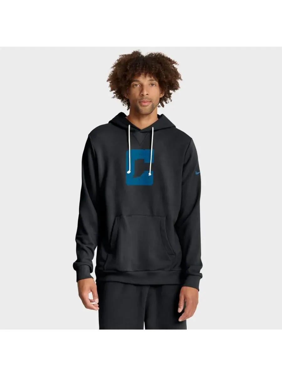 Nike Мужская черная толстовка с капюшоном Indianapolis Colts Sideline Alt 2 Tight Coverage