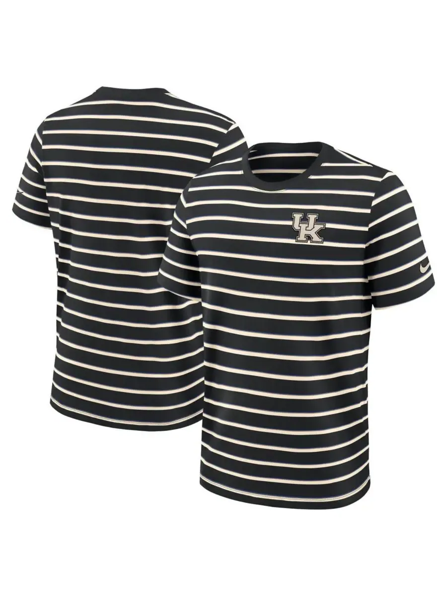 Nike Мужская черная футболка Kentucky Wildcats Athletic Prep Legacy Summit Stripe — изображение 4 из 5, черный