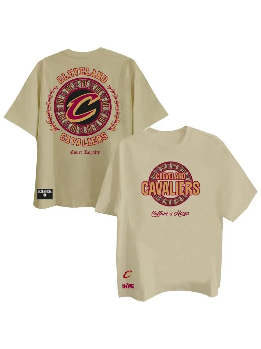 Two Hype Мужская футболка цвета хаки из коллекции Cleveland Cavaliers Worldwide Collection Premium — зеленый