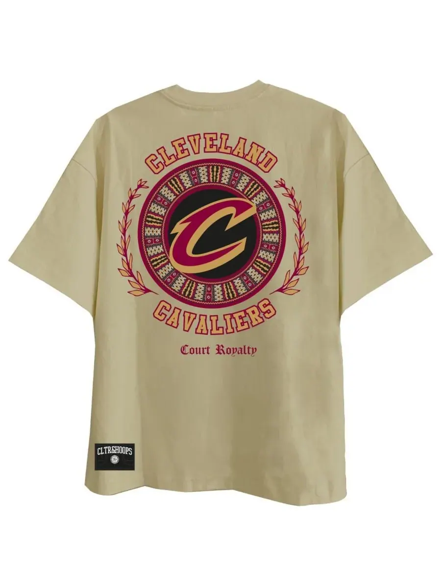 Two Hype Мужская футболка цвета хаки из коллекции Cleveland Cavaliers Worldwide Collection Premium — изображение 2 из 3