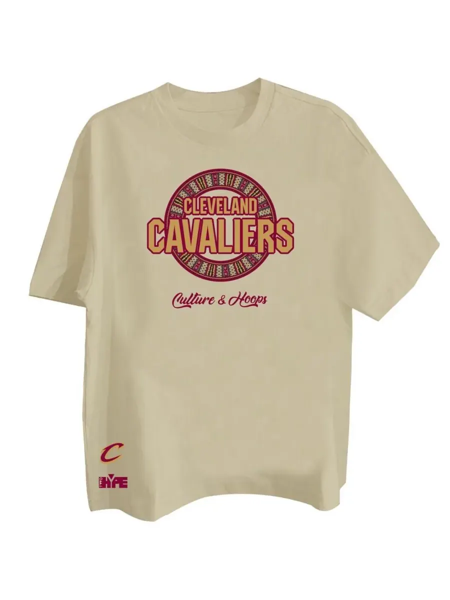 Two Hype Мужская футболка цвета хаки из коллекции Cleveland Cavaliers Worldwide Collection Premium — изображение 3 из 3