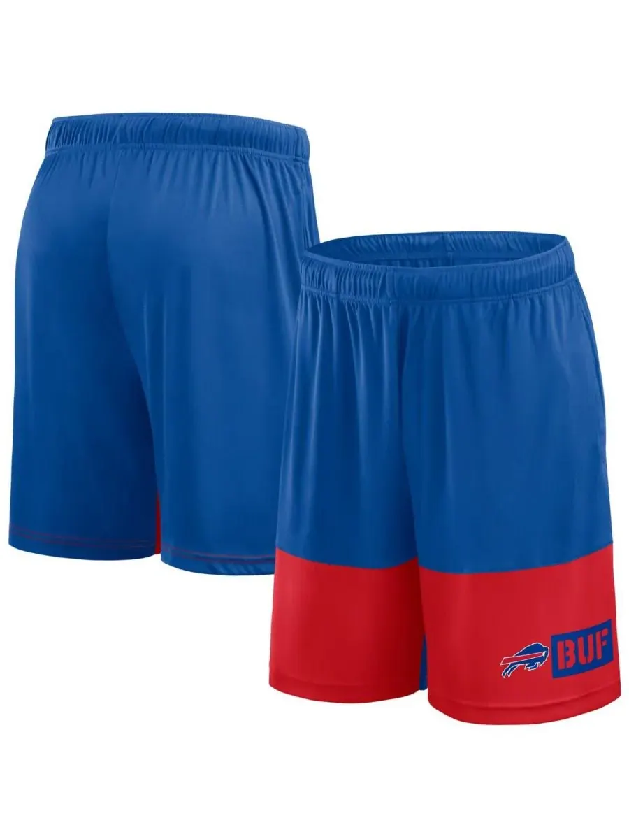 Fanatics Мужские шорты Royal/Red Buffalo Bills Big Tall Best of the Best Performance Shorts