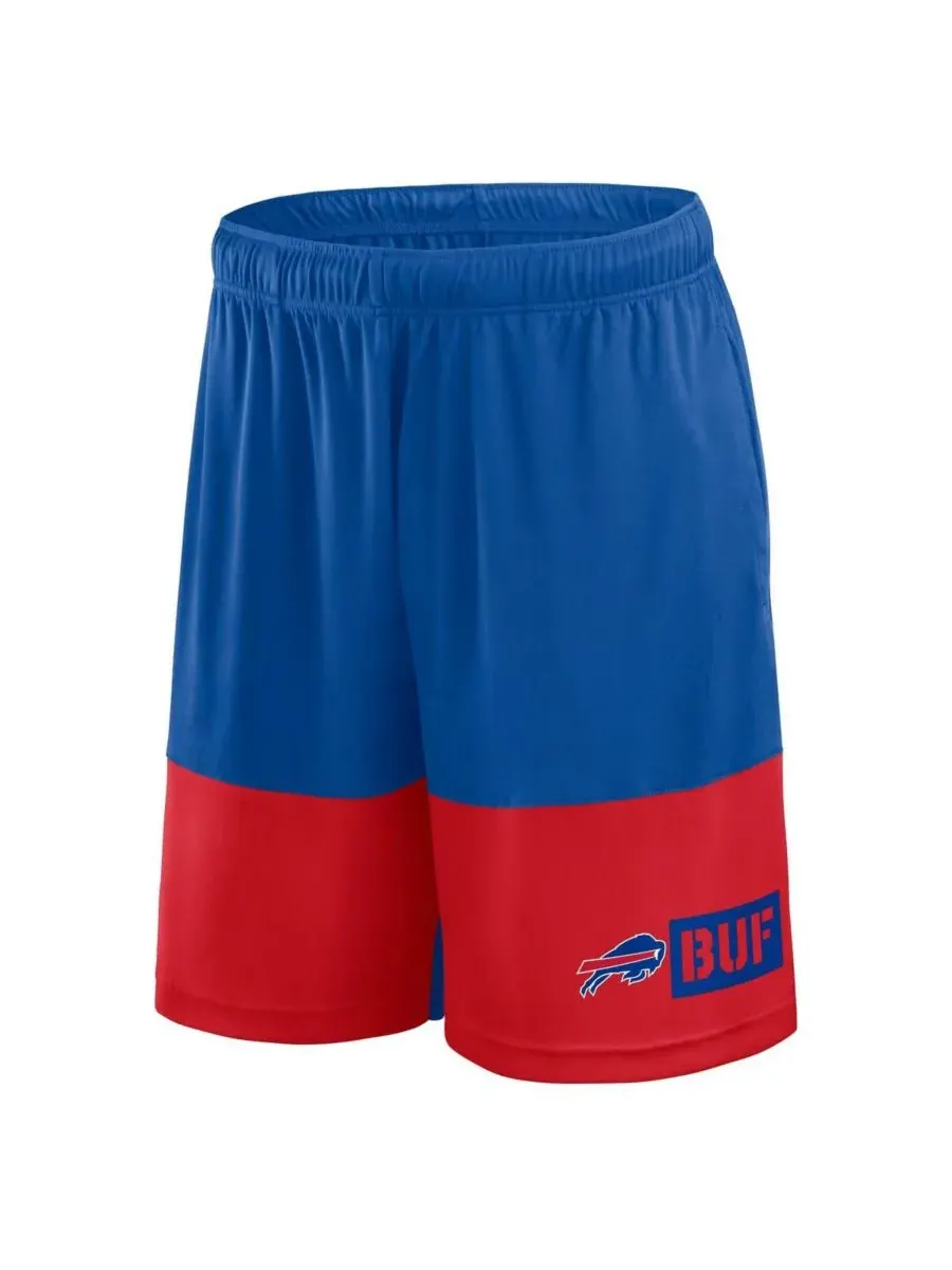 Fanatics Мужские шорты Royal/Red Buffalo Bills Big Tall Best of the Best Performance Shorts — изображение 2 из 3, красный