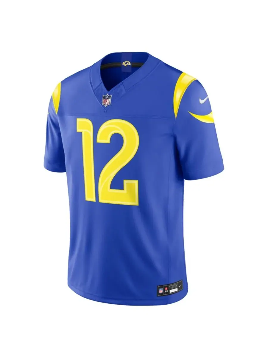 Футболка Nike Puka Nacua Royal Los Angeles Rams Vapor F.U.S.E. Stitched Limited Jersey — изображение 2 из 5, королевский