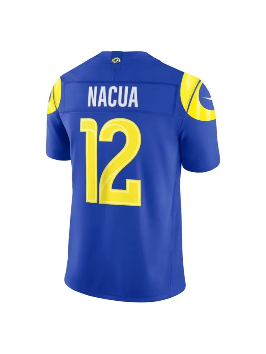 Футболка Nike Puka Nacua Royal Los Angeles Rams Vapor F.U.S.E. Stitched Limited Jersey — изображение 4 из 5, королевский