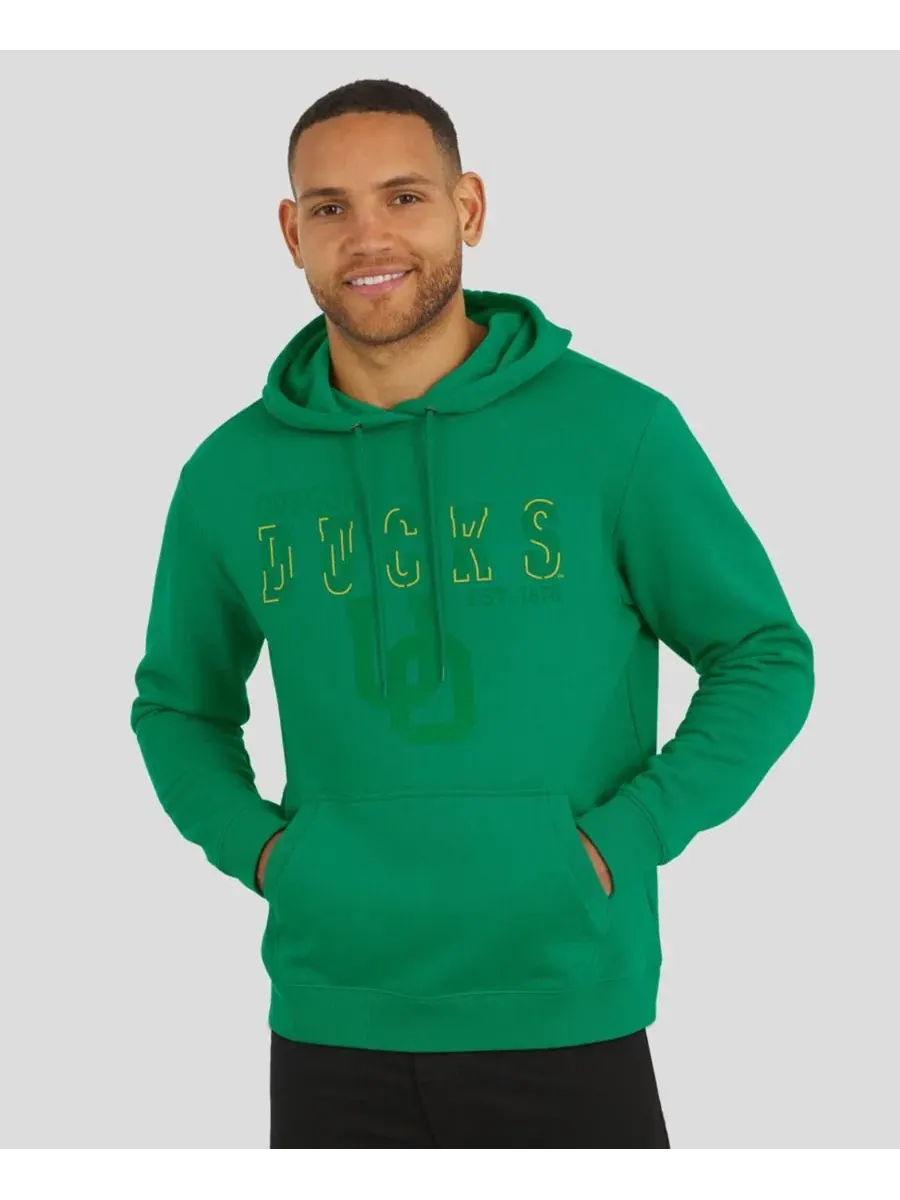 Худи с капюшоном Oregon Ducks с потертым принтом Darius Rucker Collection By Fanatics — изображение 4 из 5, зеленый