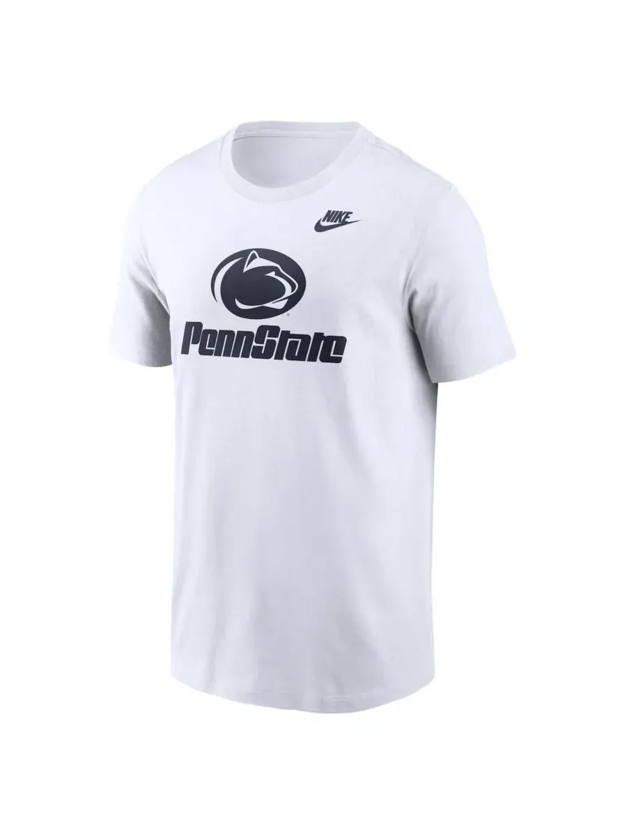 Nike Мужская белая футболка Penn State Nittany Lions Unyielding Spirit Vault — изображение 2 из 3, белый