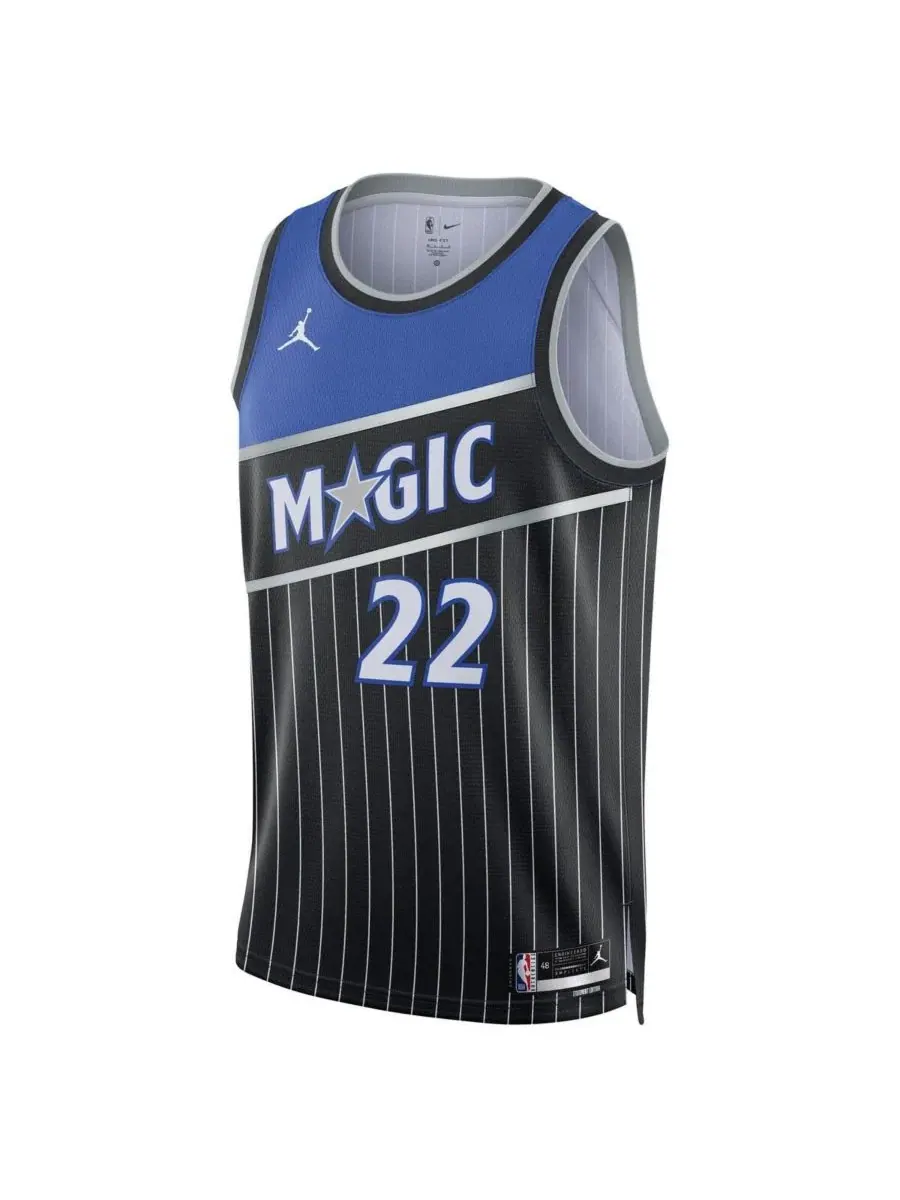 Баскетбольная майка Jordan Franz Wagner Black Orlando Magic Swingman — изображение 2 из 3, черный