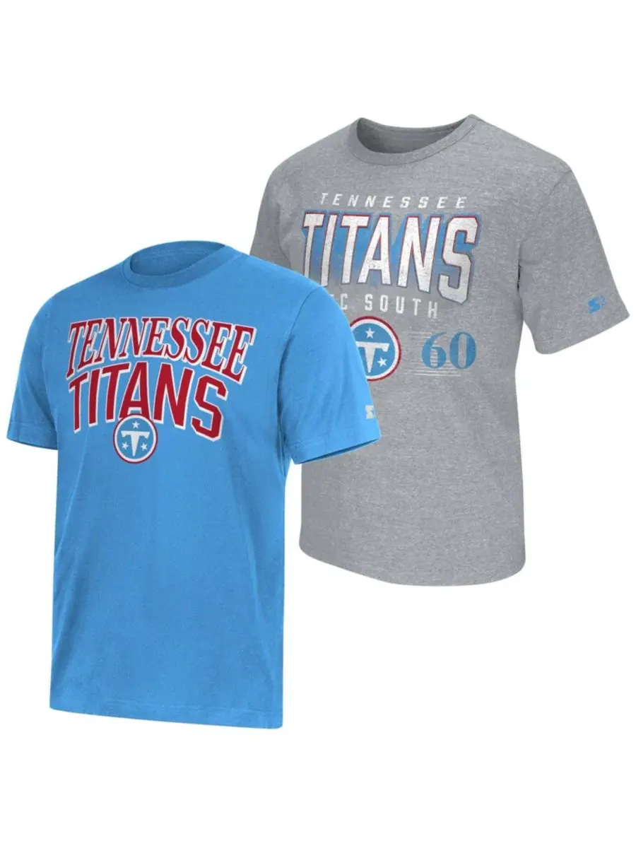 Комплект из 2 футболок с длинным рукавом Tennessee Titans Logo Starter
