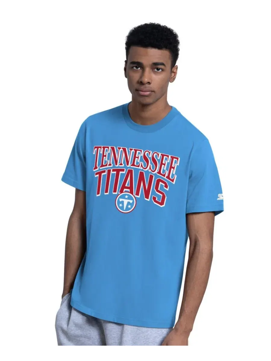 Комплект из 2 футболок с длинным рукавом Tennessee Titans Logo Starter — изображение 2 из 5, светлый синий серый