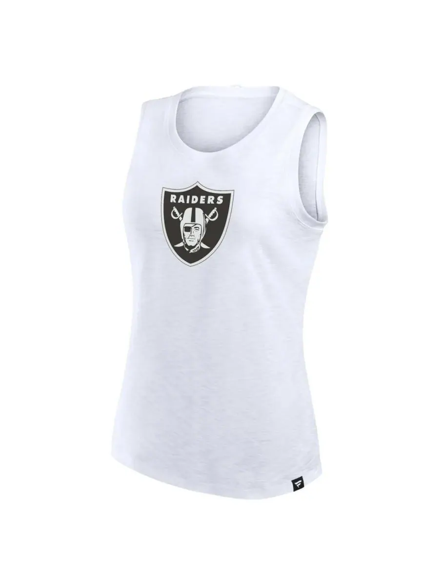 Fanatics Женская белая майка Las Vegas Raiders из фактурной ткани — изображение 2 из 3, белый