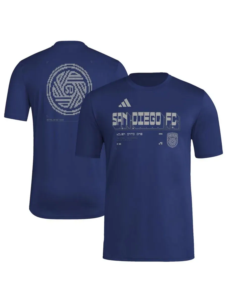 Футболка с коротким рукавом 2026 Anthem AEROREADY Pregame San Diego FC adidas