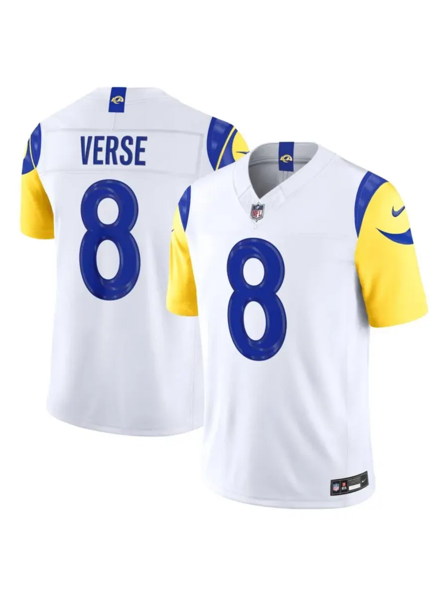 Футболка с длинным рукавом Jared Verse White Los Angeles Rams Nike