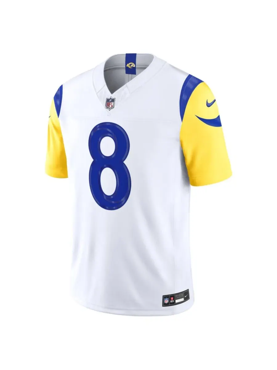 Футболка с длинным рукавом Jared Verse White Los Angeles Rams Nike — изображение 2 из 5, белый