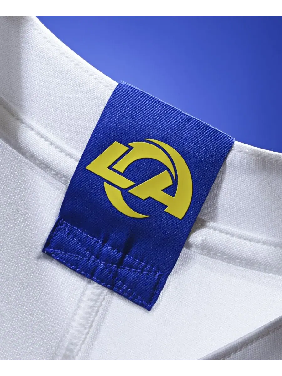 Футболка с длинным рукавом Jared Verse White Los Angeles Rams Nike — изображение 5 из 5, белый