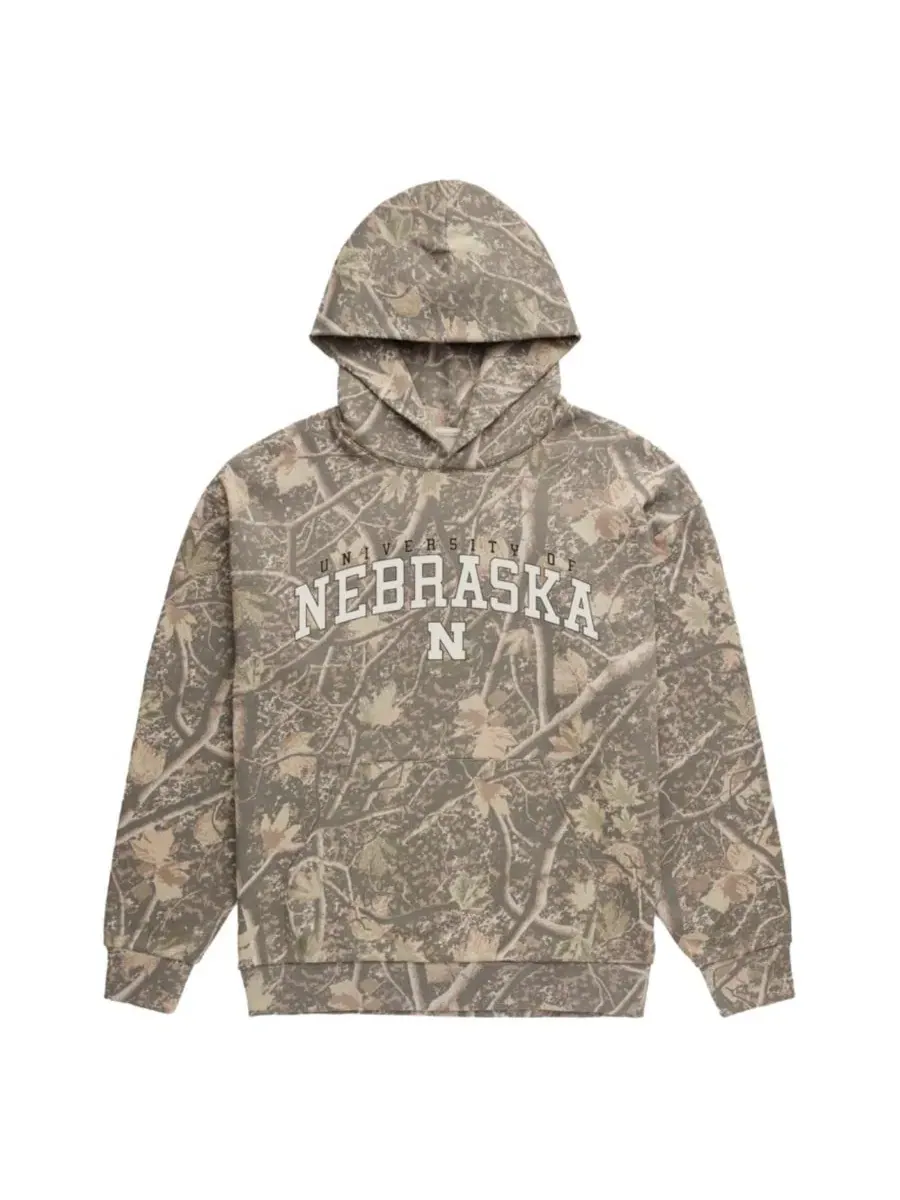 Худи с камуфляжным принтом Nebraska Huskers Uscape Apparel