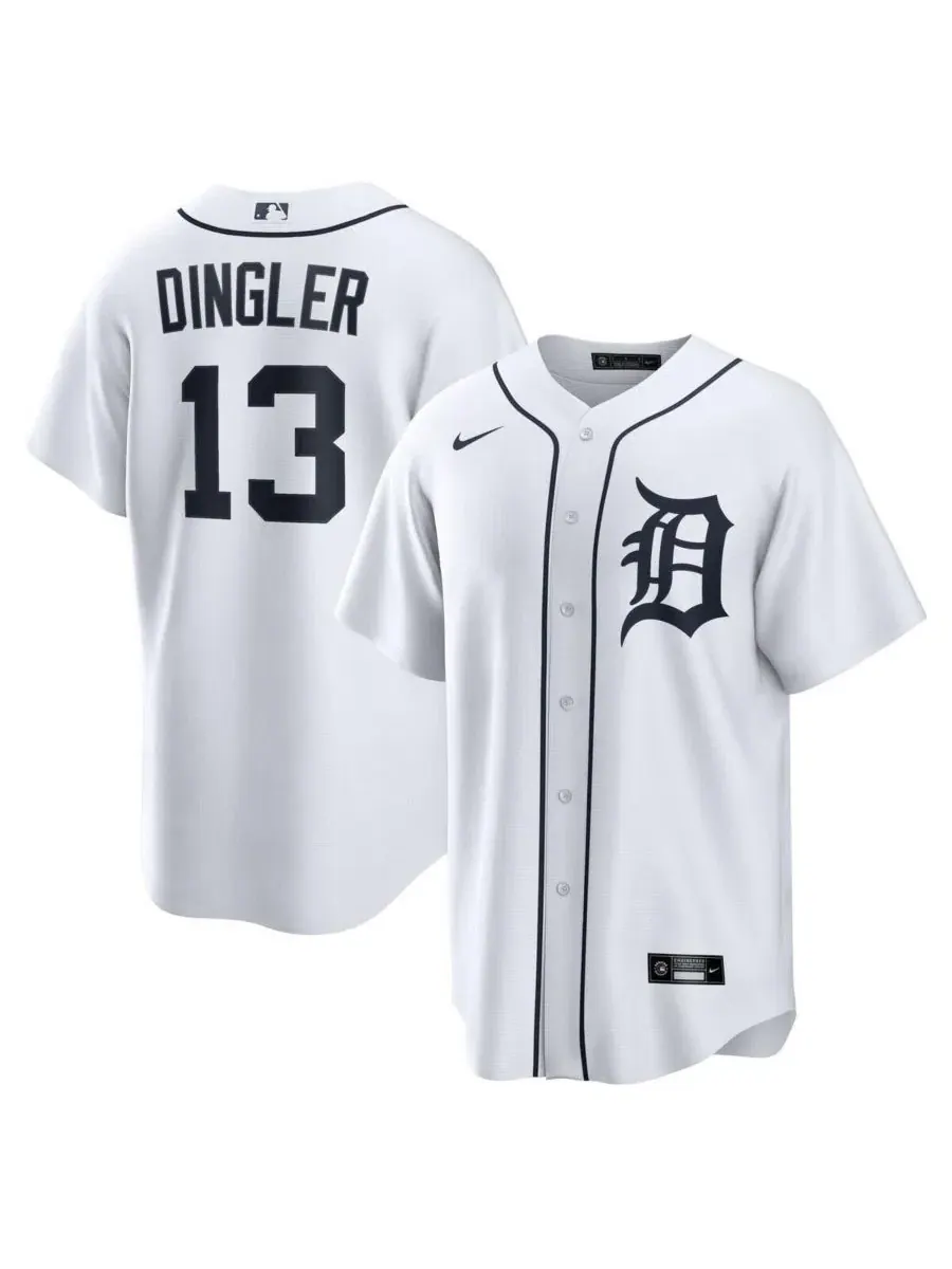 Мужская домашняя реплика джерси Detroit Tigers Dillon Dingler Nike