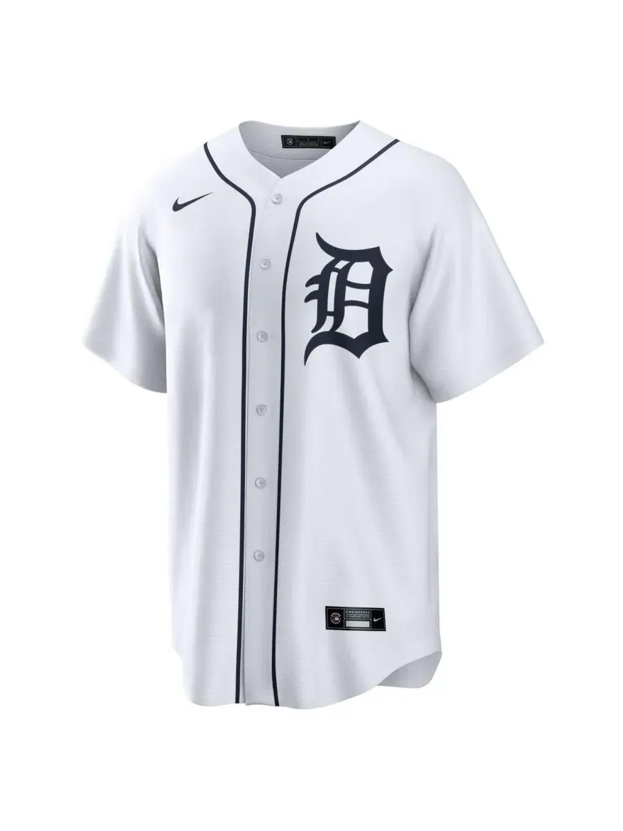 Мужская домашняя реплика джерси Detroit Tigers Dillon Dingler Nike — изображение 2 из 3