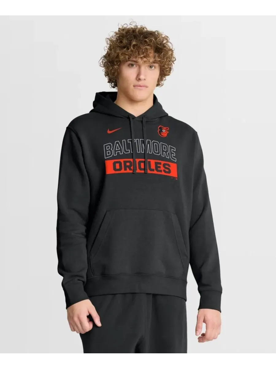 Худи с капюшоном Primetime Club Baltimore Orioles Nike