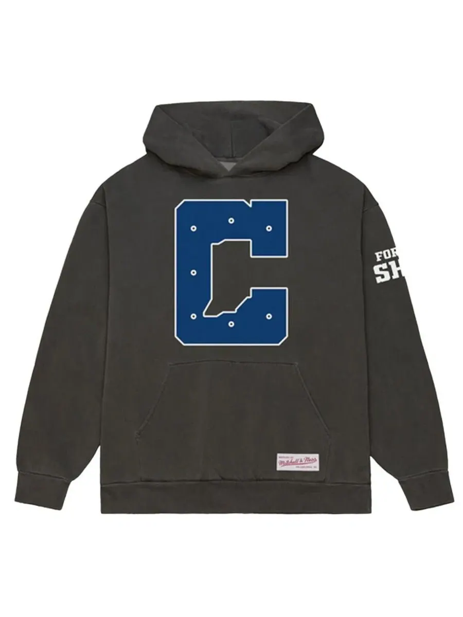Худи с флисовой подкладкой с длинным рукавом Indiana Nights State C Mitchell & Ness