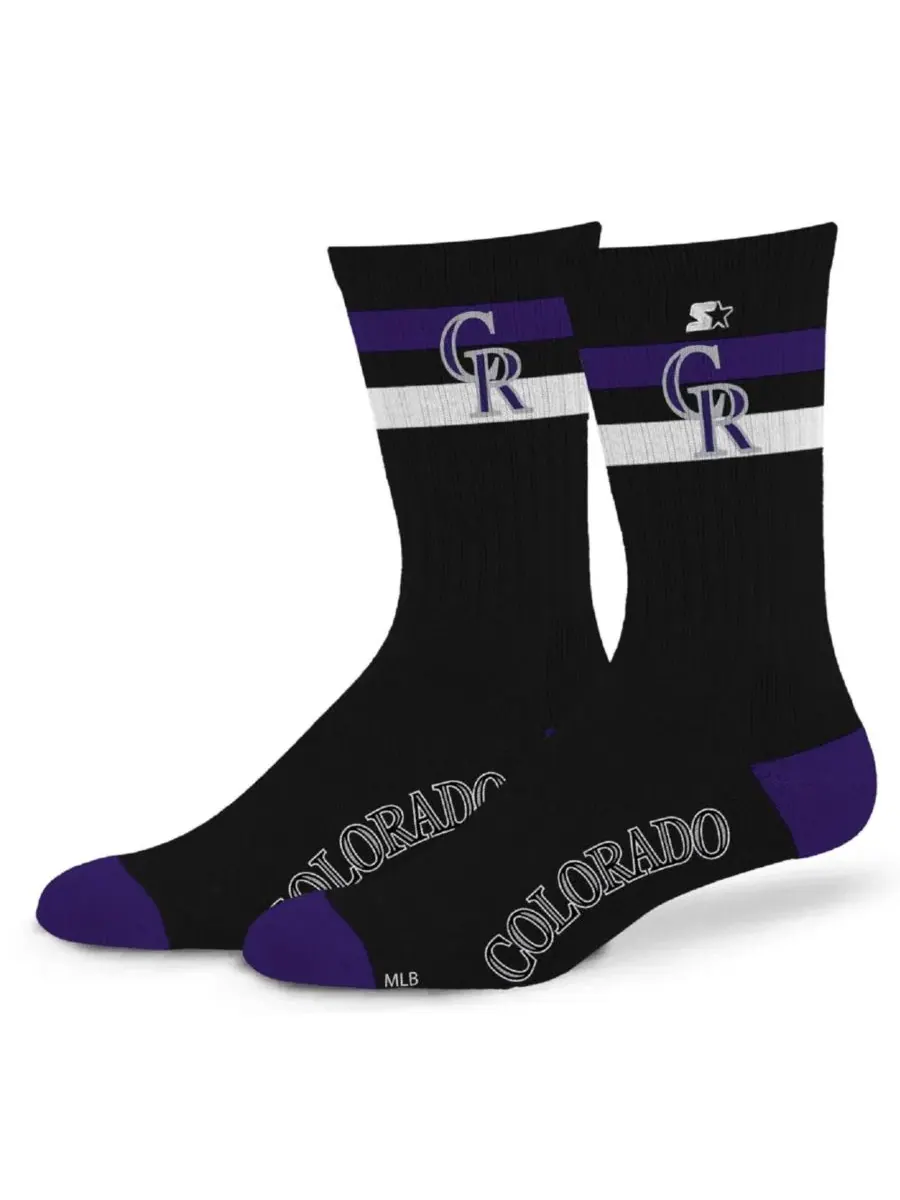 Носки с графическим принтом Colorado Rockies Starter