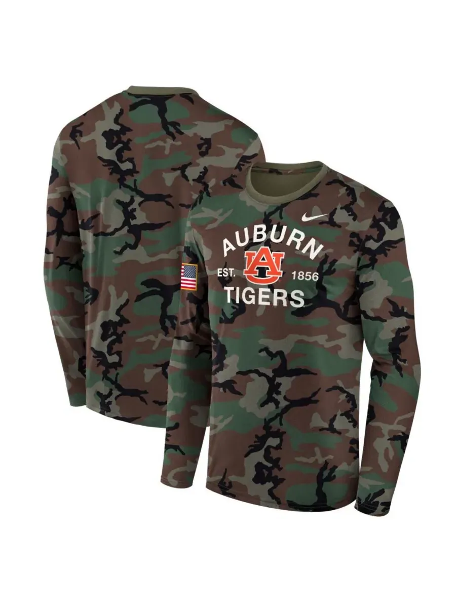 Футболка с длинным рукавом с камуфляжным принтом Legend Dri-FIT Nike