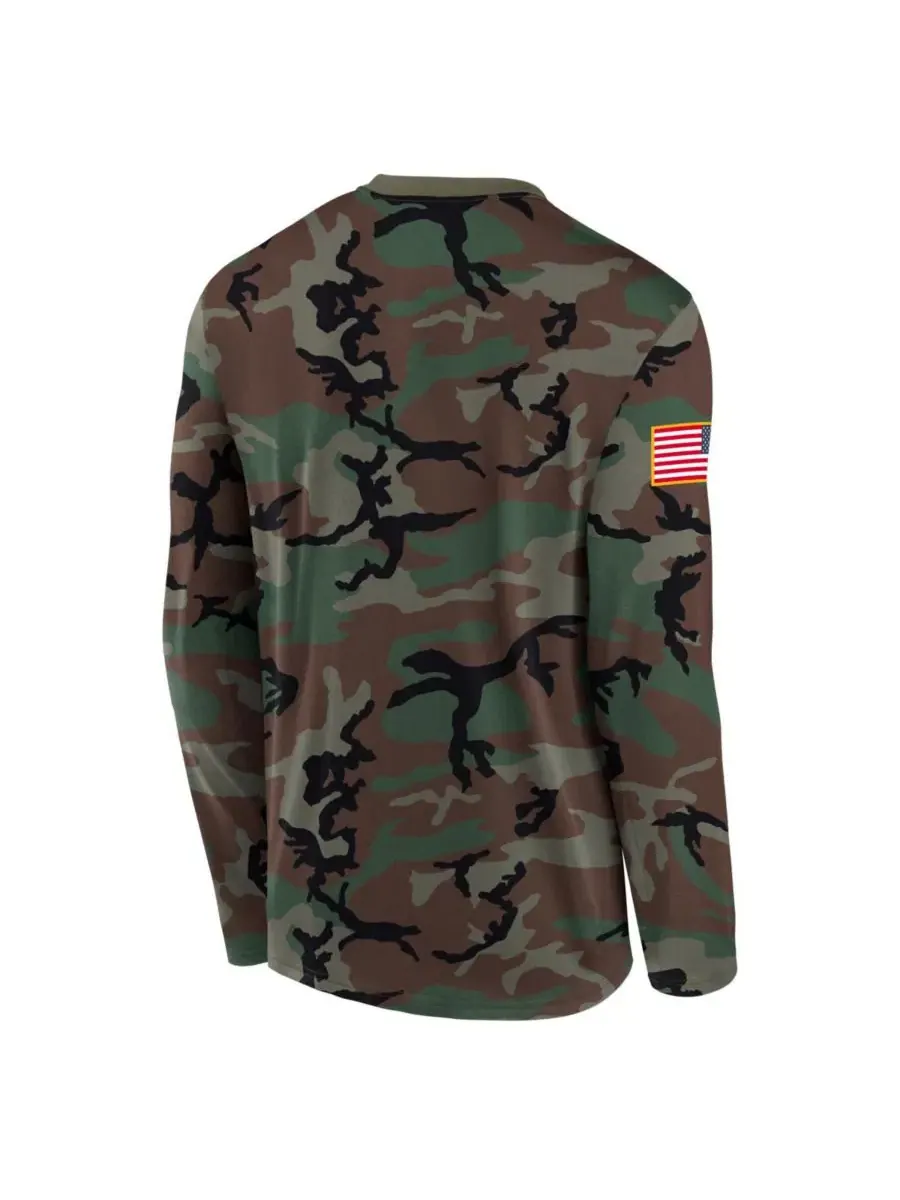 Футболка с длинным рукавом с камуфляжным принтом Legend Dri-FIT Nike — изображение 3 из 3
