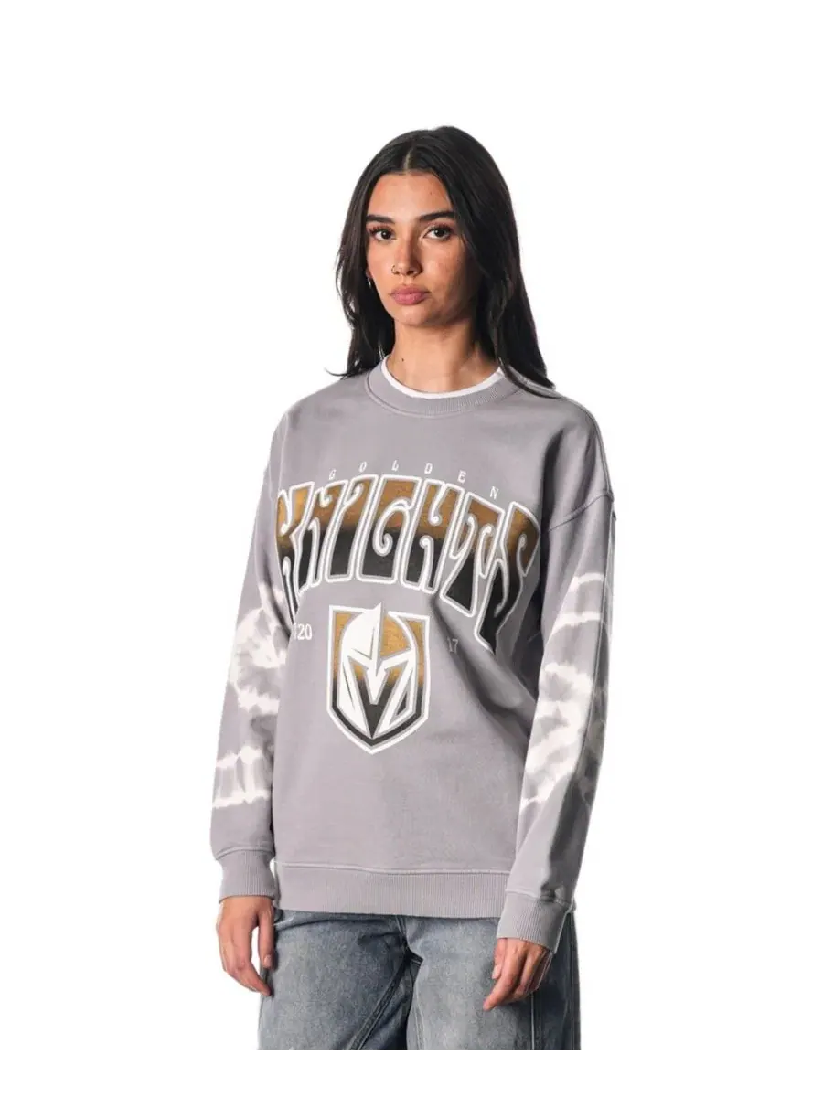 Свитшот с принтом Tie-Dye Double Collar Pullover The Wild Collective