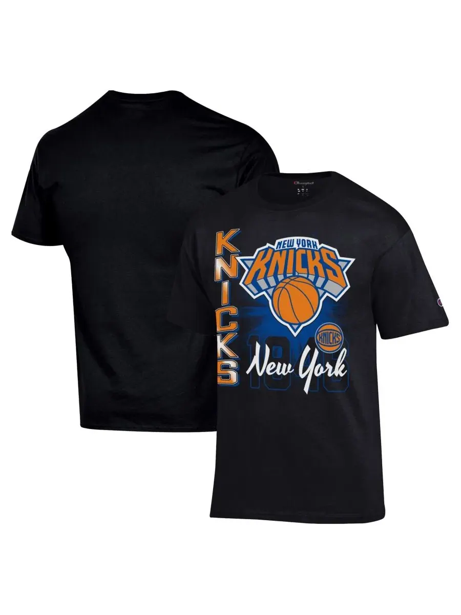 Футболка с принтом Vertical Jersey Black New York Knicks Champion