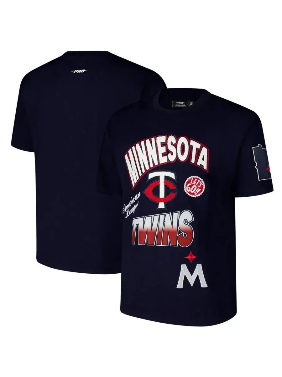 Футболка с опущенным плечом Minnesota Twins Turn It Up Pro Standard