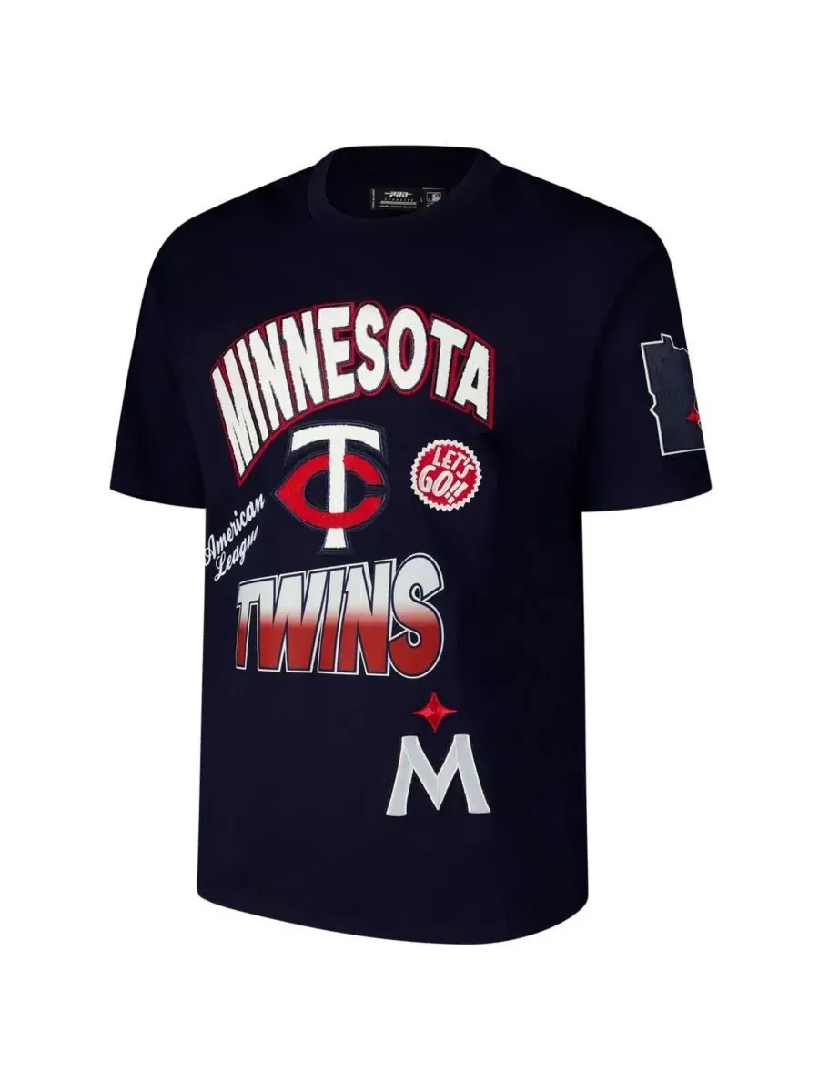 Футболка с опущенным плечом Minnesota Twins Turn It Up Pro Standard — изображение 2 из 3, темно-синий