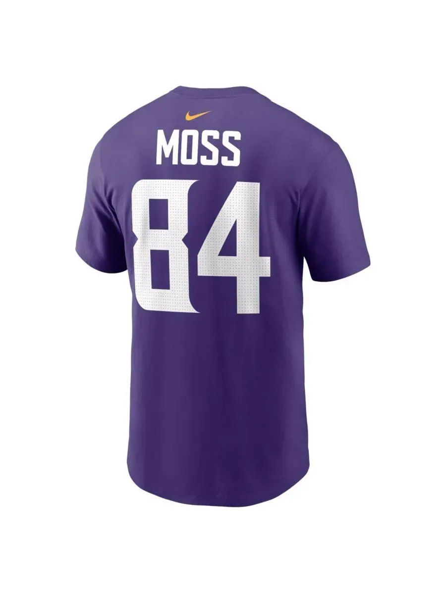 Nike Мужская фиолетовая футболка с именем и номером игрока команды Minnesota Vikings, завершившего — изображение 2 из 3