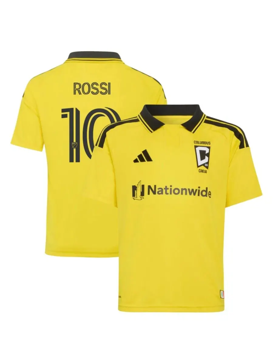 Футболка Diego Rossi Yellow Columbus Crew 2026 The Crafted for Excellence Kit Replica Jersey adidas
