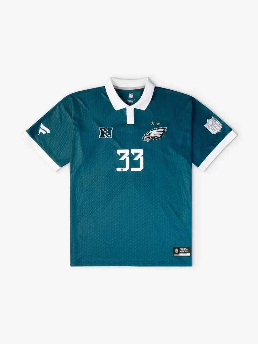 Футболка с воротником Midnight Green Philadelphia Eagles Football x Football Collared Fan Jersey
