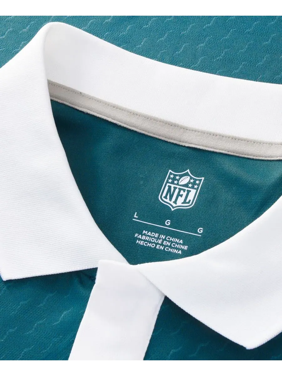 Футболка с воротником Midnight Green Philadelphia Eagles Football x Football Collared Fan Jersey — изображение 3 из 5