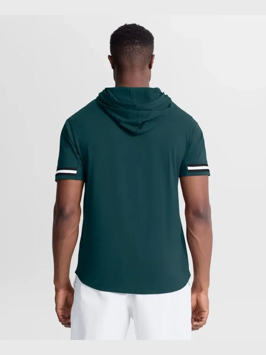 Футболка с капюшоном с коротким рукавом с принтом команды Philadelphia Eagles Optimal Play Fanatics — изображение 4 из 4