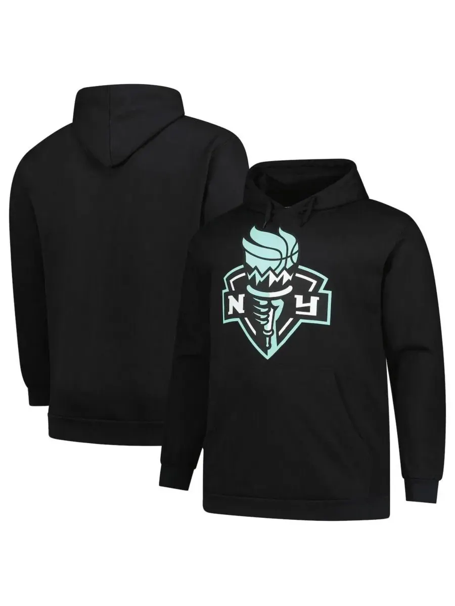 Худи с флисовой подкладкой и принтом New York Liberty Fanatics