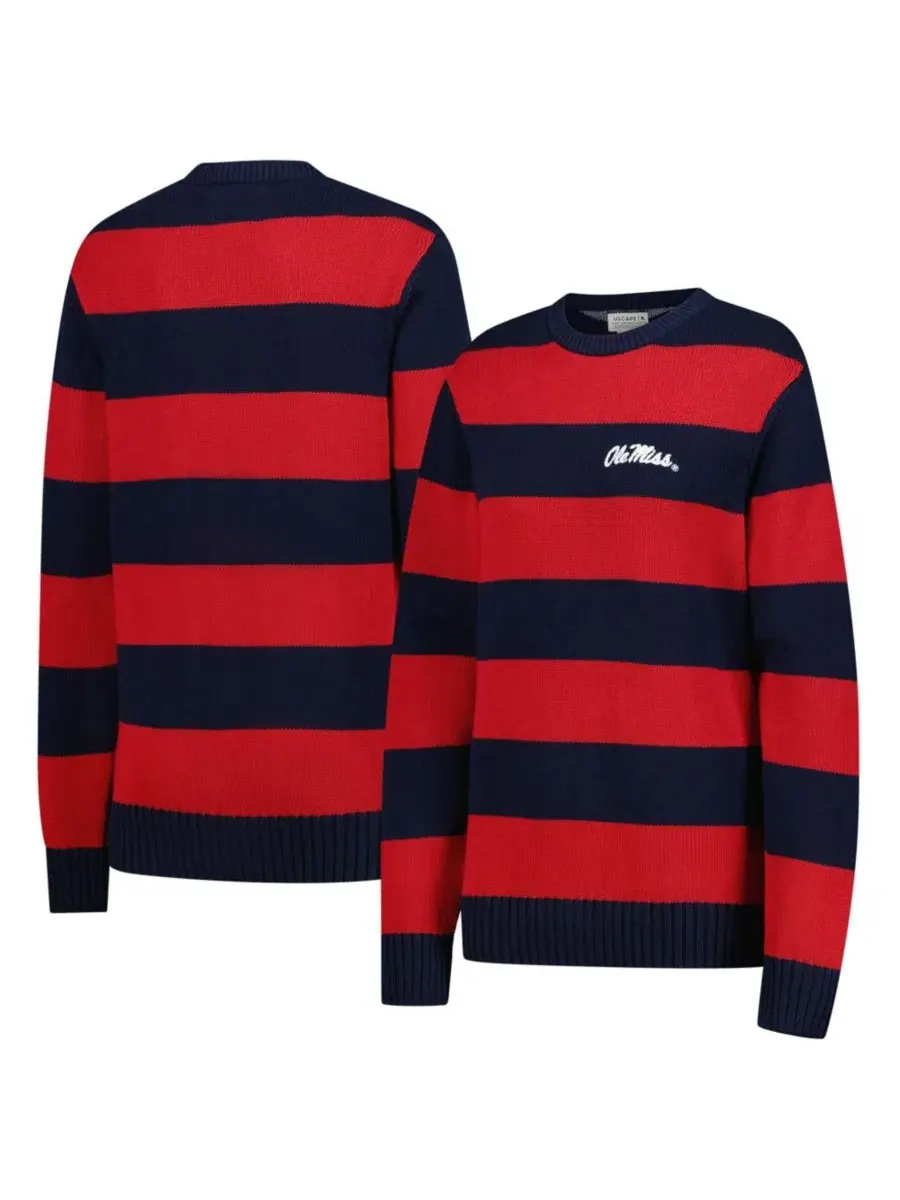 Свитер с вышивкой Ole Miss Rebels Uscape Apparel