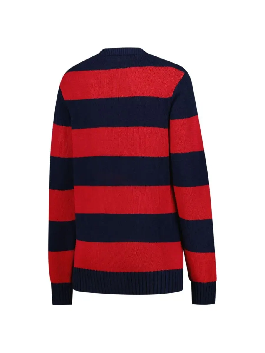 Свитер с вышивкой Ole Miss Rebels Uscape Apparel — изображение 3 из 4, темно-синий