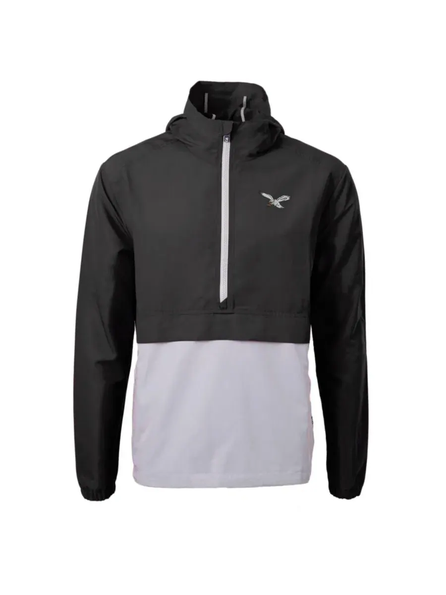Куртка-анорак с полузастежкой-молнией Cutter & Buck Philadelphia Eagles — изображение 2 из 3, черный