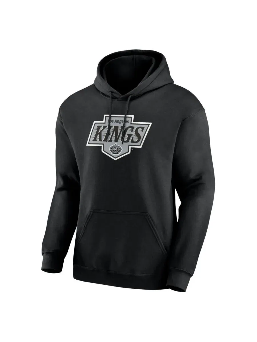 Худи с принтом логотипа команды Los Angeles Kings Logo Athletic — изображение 2 из 3, черный