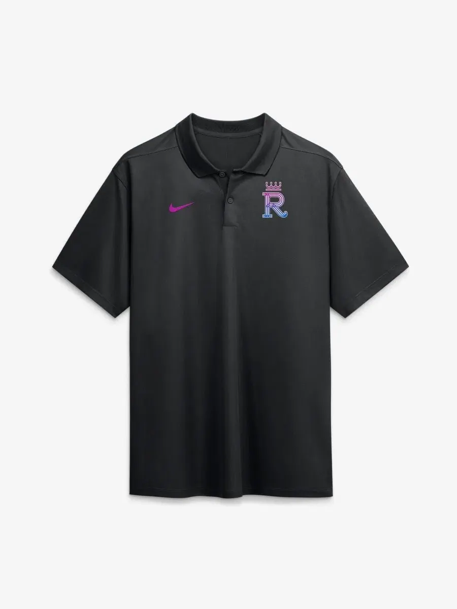 Поло Nike с логотипом Kansas City Royals, черное
