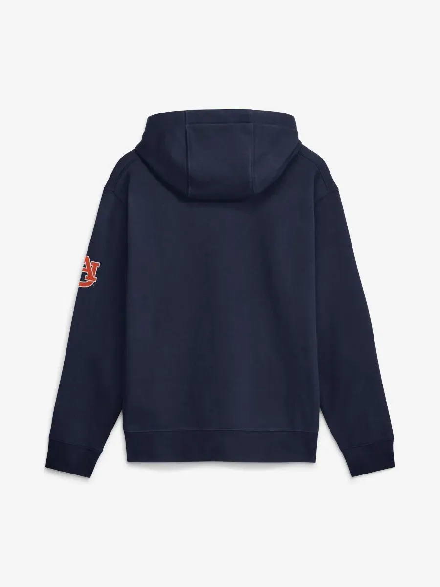 Худи из флиса с командным принтом Auburn Tigers 2026 Sideline Club Nike — изображение 2 из 2, темно-синий