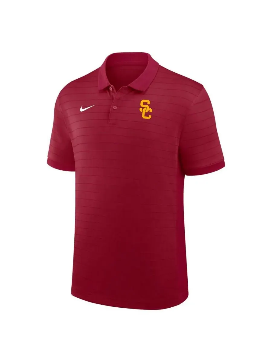 Поло-рубашка Nike USC Trojans Victory Stripe — изображение 2 из 3, красный