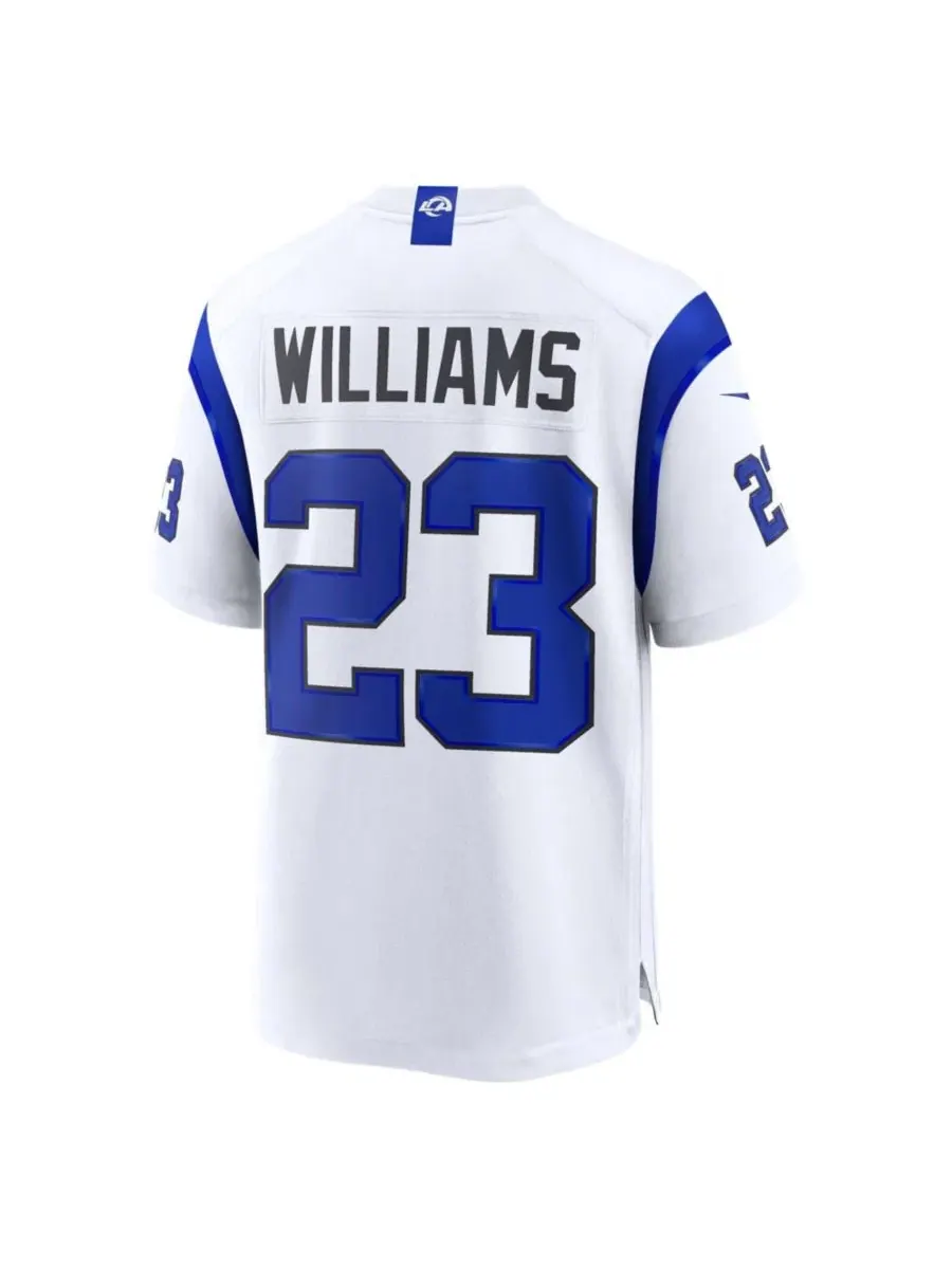 Игровая футболка Kyren Williams Los Angeles Rams Fearsome White Game Jersey Nike — изображение 3 из 3, белый