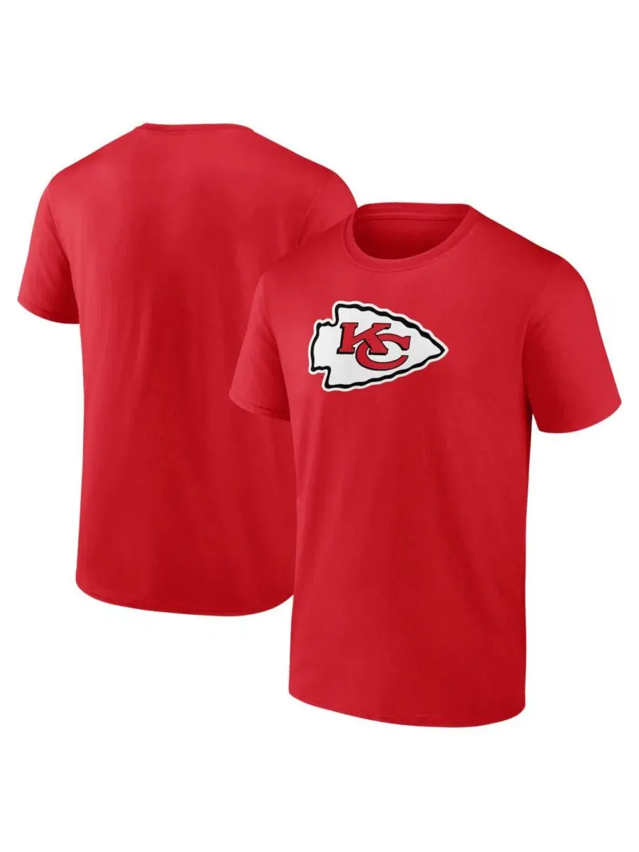 Футболка с длинным рукавом Kansas City Chiefs Primary Logo Logo Athletic